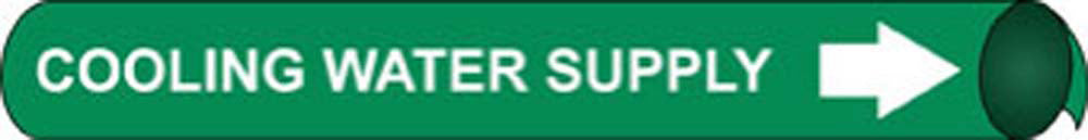 Heating Return Precoiled/Strap-On Pipe Marker-eSafety Supplies, Inc