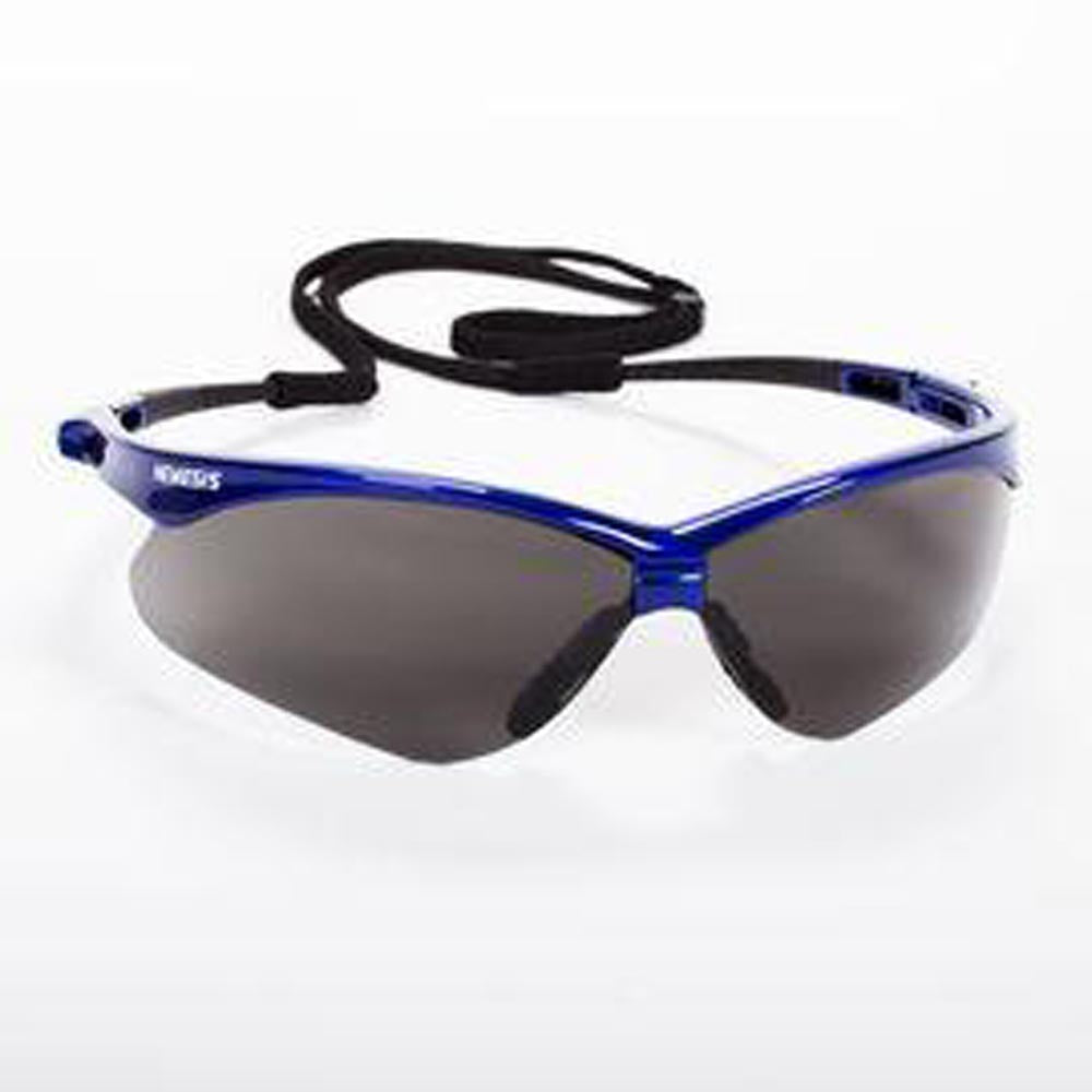 Kimberly-Clark Professional* Jackson Safety* Nemesis* Metallic Blue Safety Glasses With Gray Anti-Fog Lens-eSafety Supplies, Inc