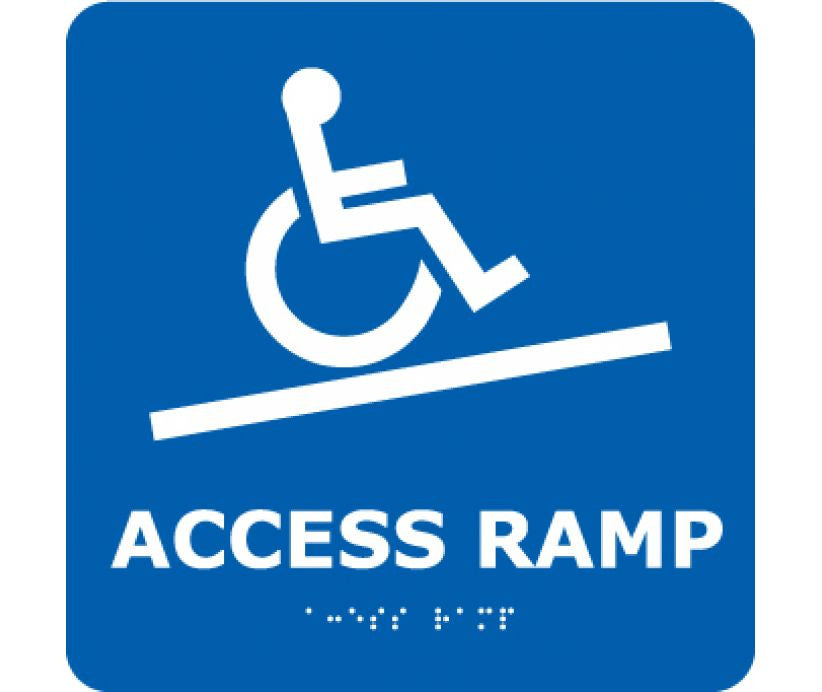 Acess Ramp Ada Sign-eSafety Supplies, Inc