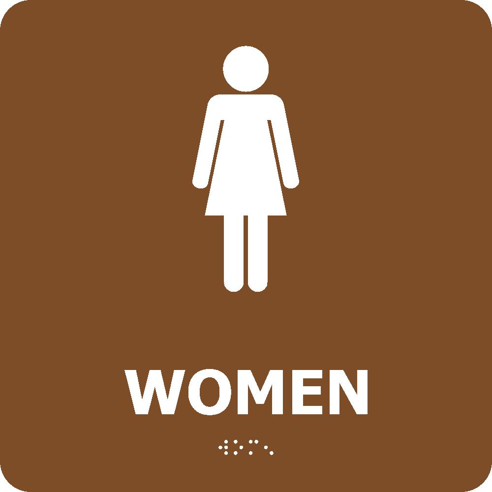 Women Braille Sign-eSafety Supplies, Inc