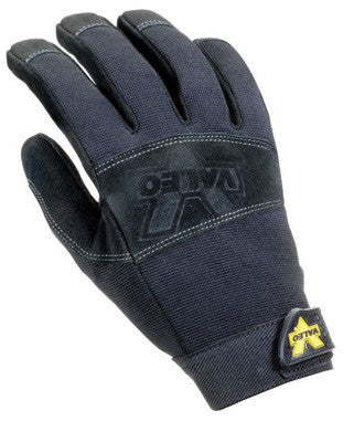 Valeo-Black Pro Leather Mechanics Gloves