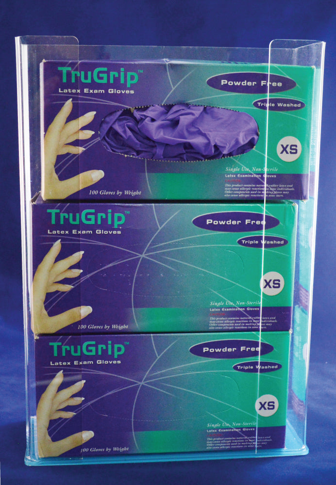 Three Box Acrylic Glove Dispenser-eSafety Supplies, Inc