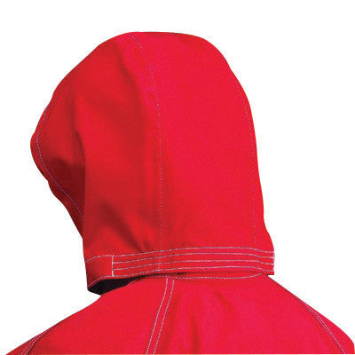 Ansell One Size Fits All Red Sawyer-Tower CPC Polyester Trilaminate Gore Fabric 3-Piece Chemical Protection Hood-eSafety Supplies, Inc