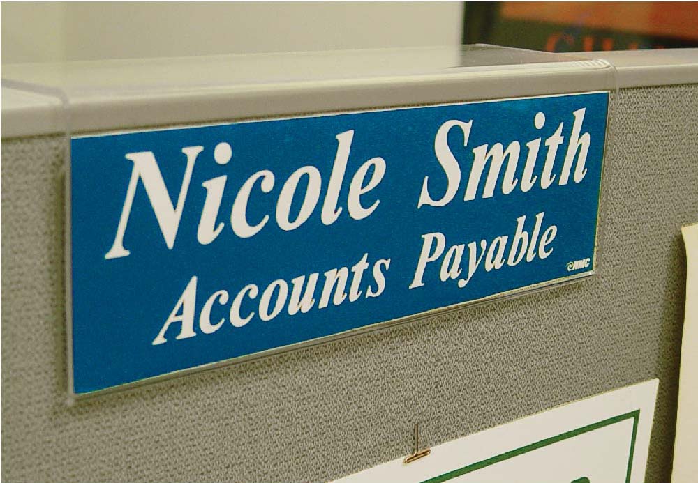 Large Partition Sign Holder-eSafety Supplies, Inc