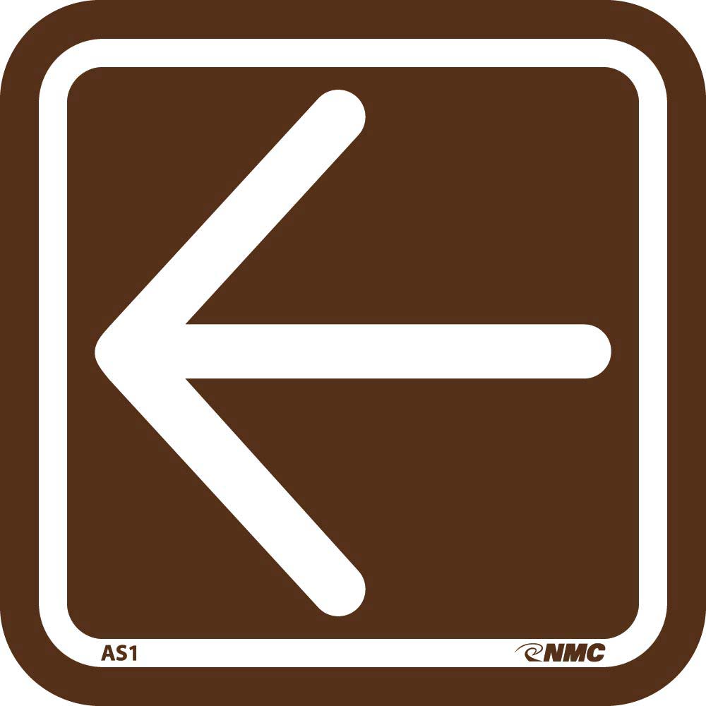 Left Arrow Architectural Sign-eSafety Supplies, Inc