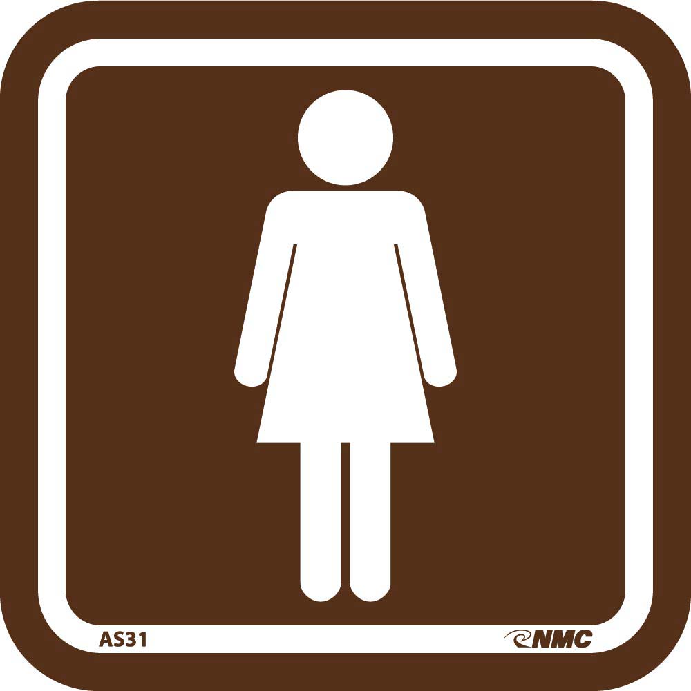 Women Graphic Architectural Sign-eSafety Supplies, Inc