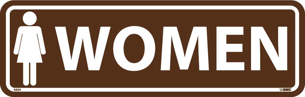 Women Architectural Sign-eSafety Supplies, Inc
