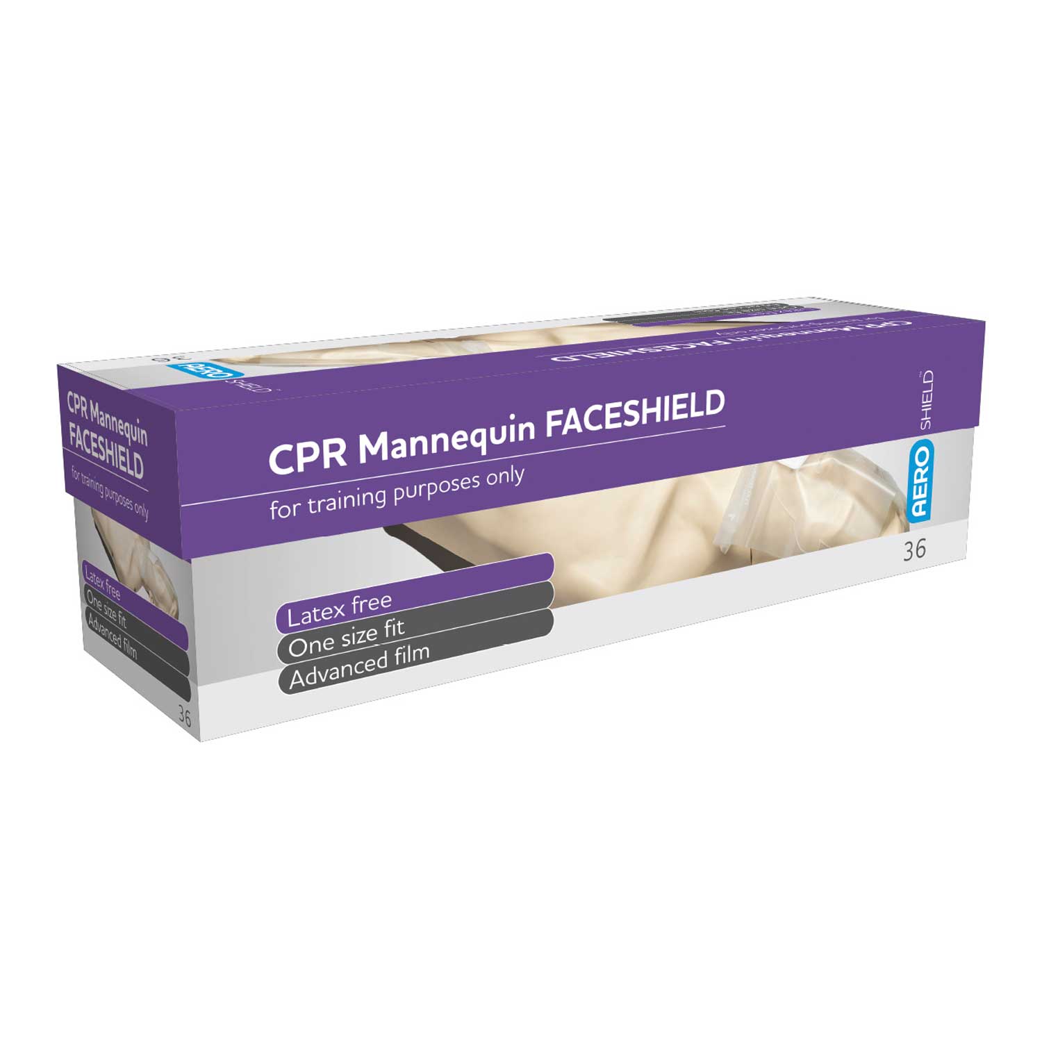 Aeroshield Cpr Mannequin Faceshield X 36-eSafety Supplies, Inc