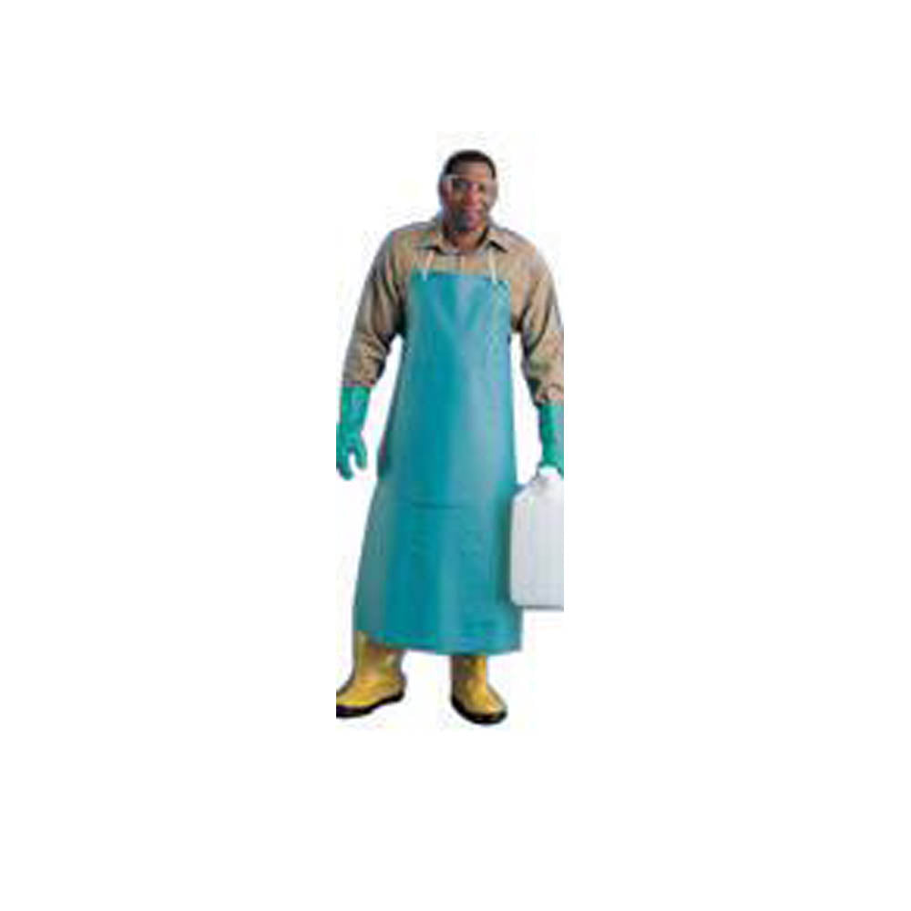 Ansell 33" X 44" White CPP 18 mil Vinyl Heavy Duty Chemical Protection Apron-eSafety Supplies, Inc