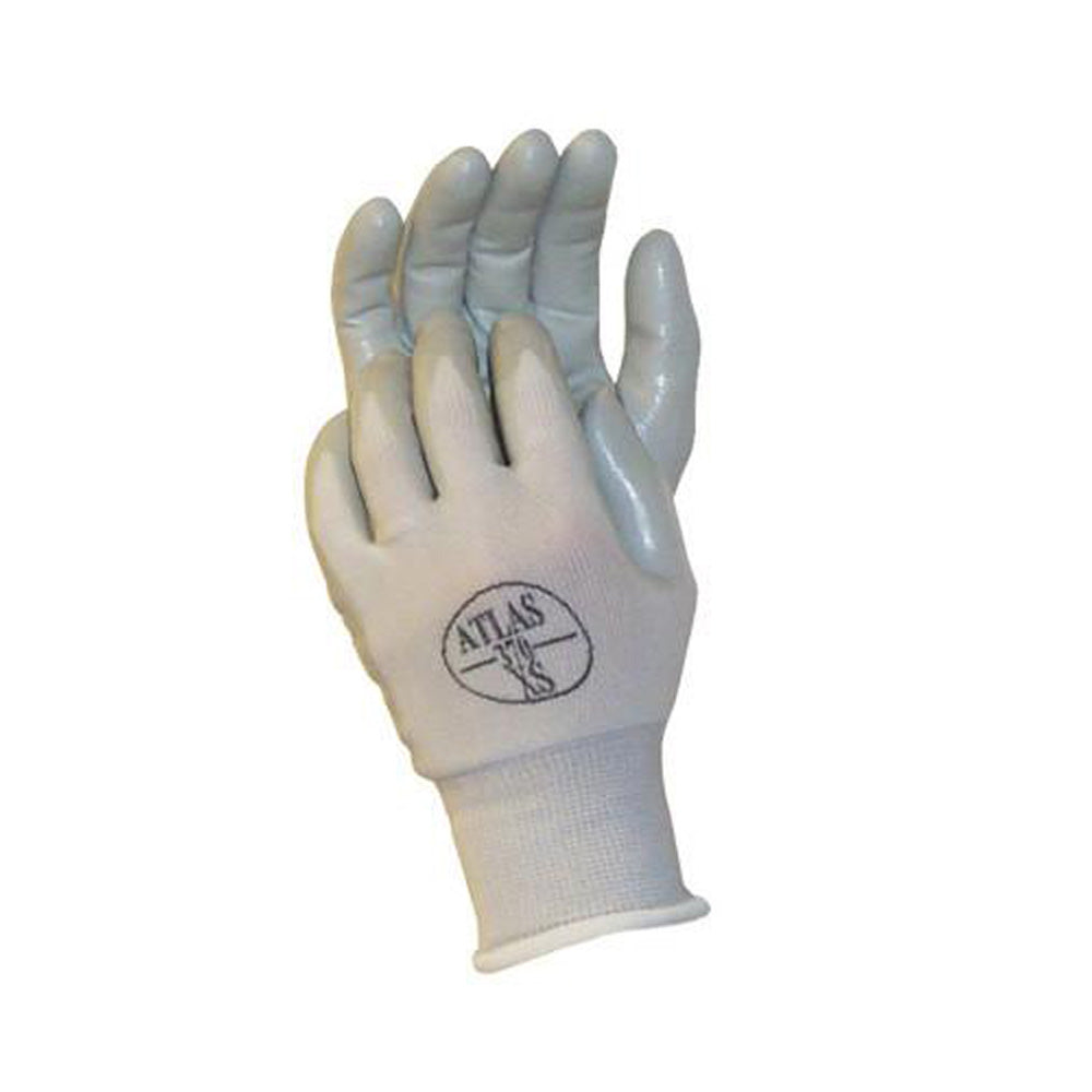 Atlas Assembly Grip Coated Glove White Color