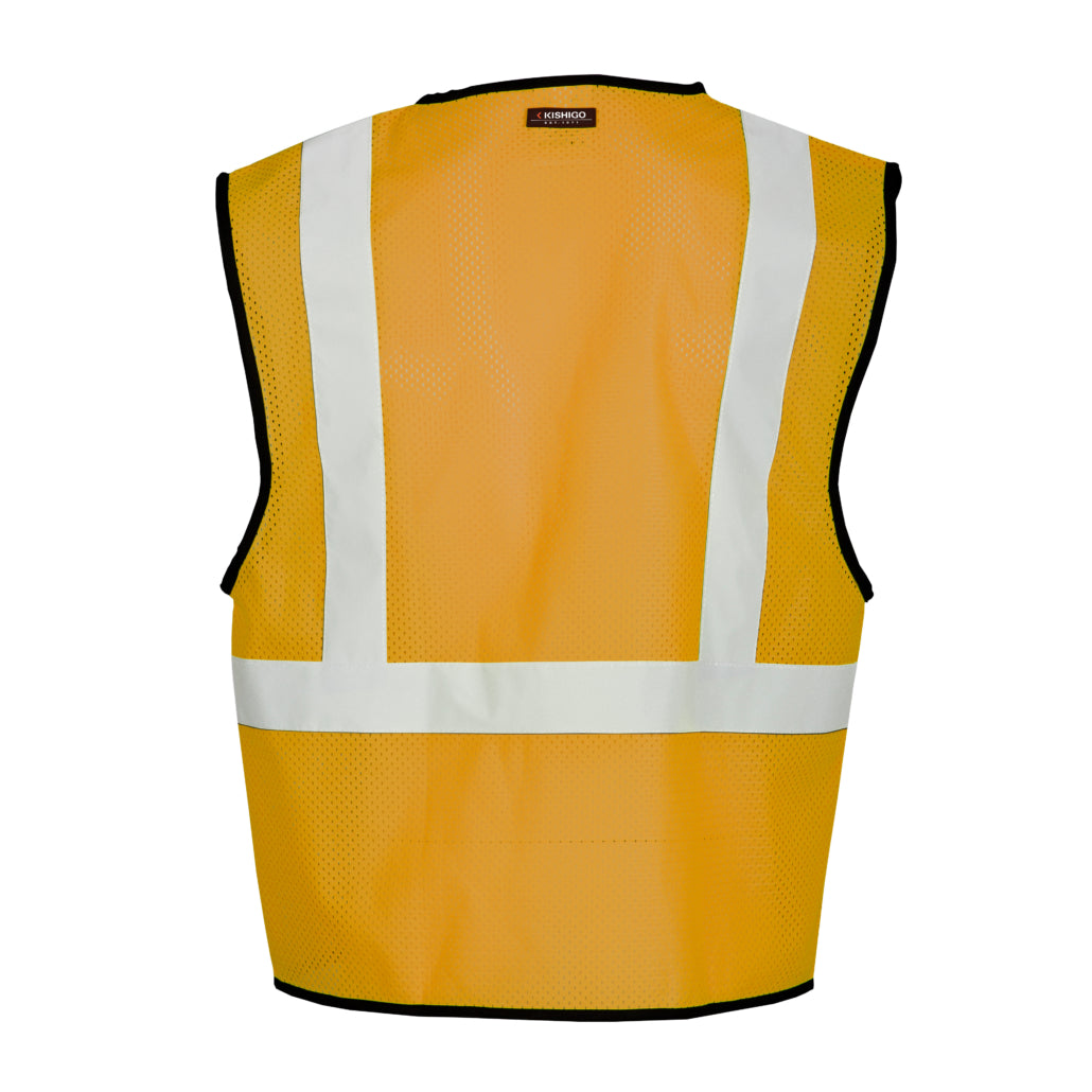 Enhanced Visibility Non-ansi Compliant Ev Series Multi Pocket Yellow Vest-eSafety Supplies, Inc