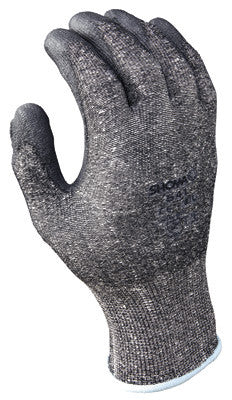 SHOWA Best Glove Size 10 SHOWA 541 13 Gauge Cut Resistant Gray Polyurethane Dipped Palm Coated Work Gloves With Light Gray Seamless Dyneema And High Performance-eSafety Supplies, Inc