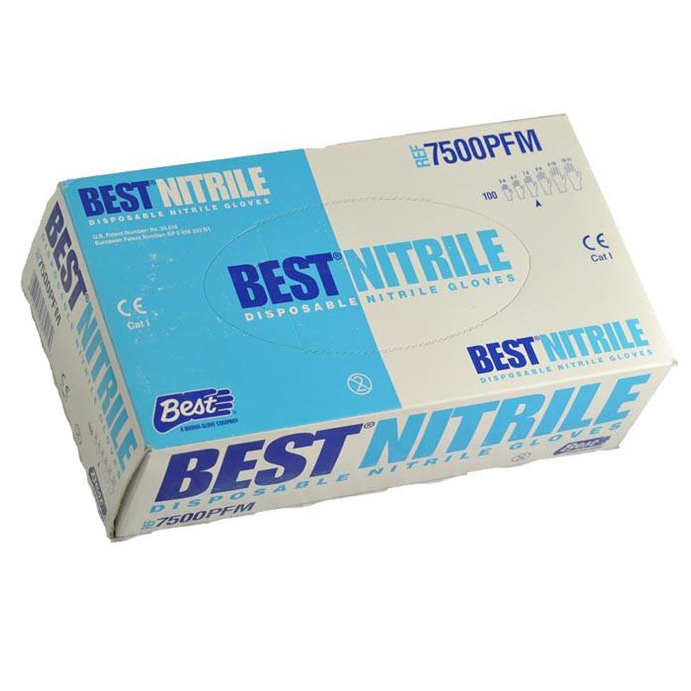 Best - Nitrile Gloves, Pebble Finish - Box-eSafety Supplies, Inc