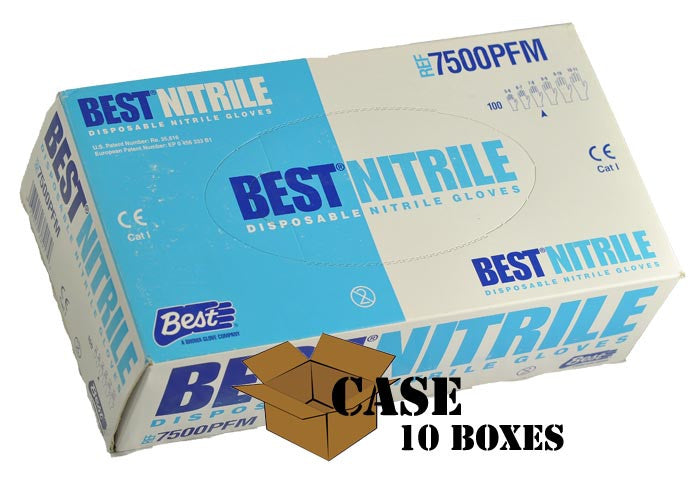 Best - Nitrile Gloves, Pebble Finish - Case-eSafety Supplies, Inc