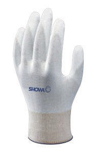 SHOWA Best Glove X-Large 13 Gauge Abrasion Resistant White Polyurethane Palm Coated Work Gloves With White Seamless Nylon Knit Liner And Knit Wrist-eSafety Supplies, Inc