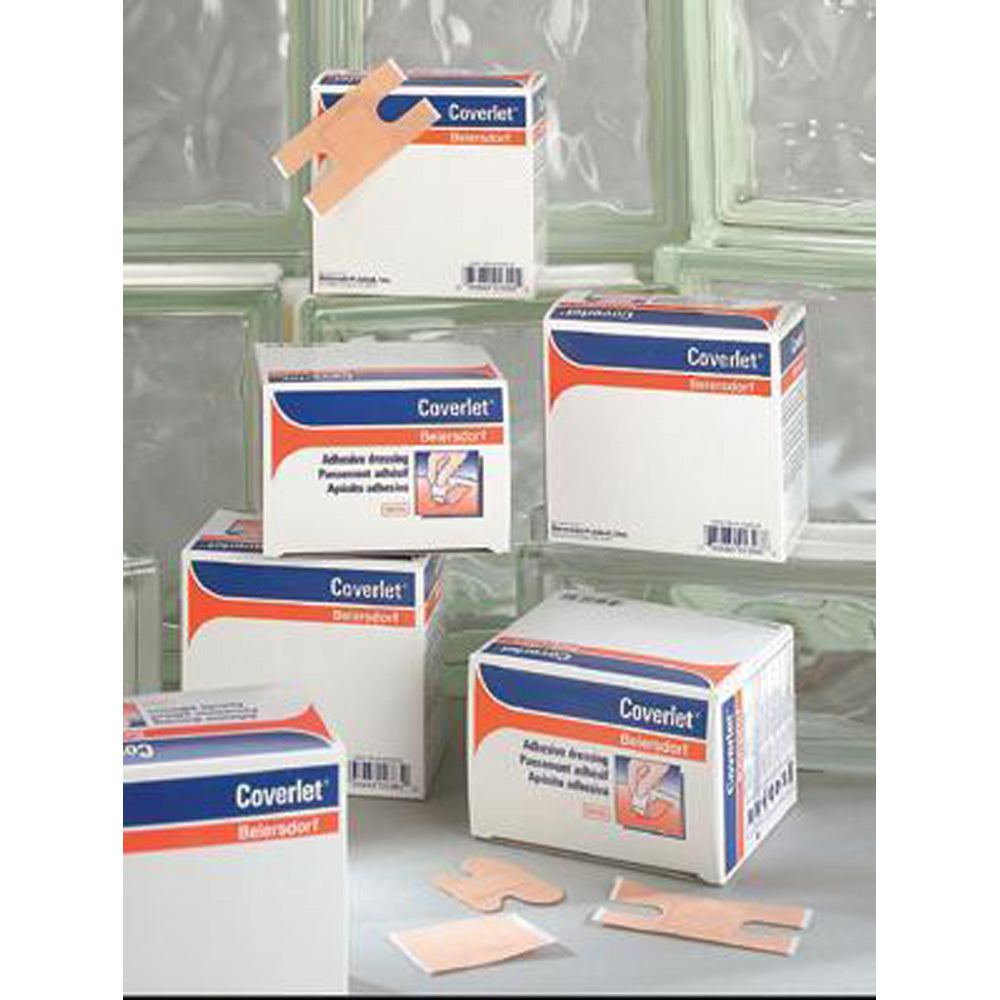 BSN-JOBST 1 1/2" X 3" Coverlet Latex-Free Fabric Knuckle Adhesive Bandage (100 Per Box)-eSafety Supplies, Inc