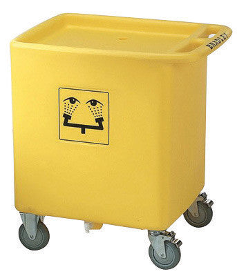 Bradley 33" X 29 3/4" X 22 1/8" On-Site Portable Waste Cart For S19-921 Eye Wash Station-eSafety Supplies, Inc