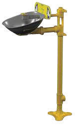 Bradley Pedestal Mounted Barrier Free Eye Wash Unit With Stainless Steel Eye Wash Bowl-eSafety Supplies, Inc