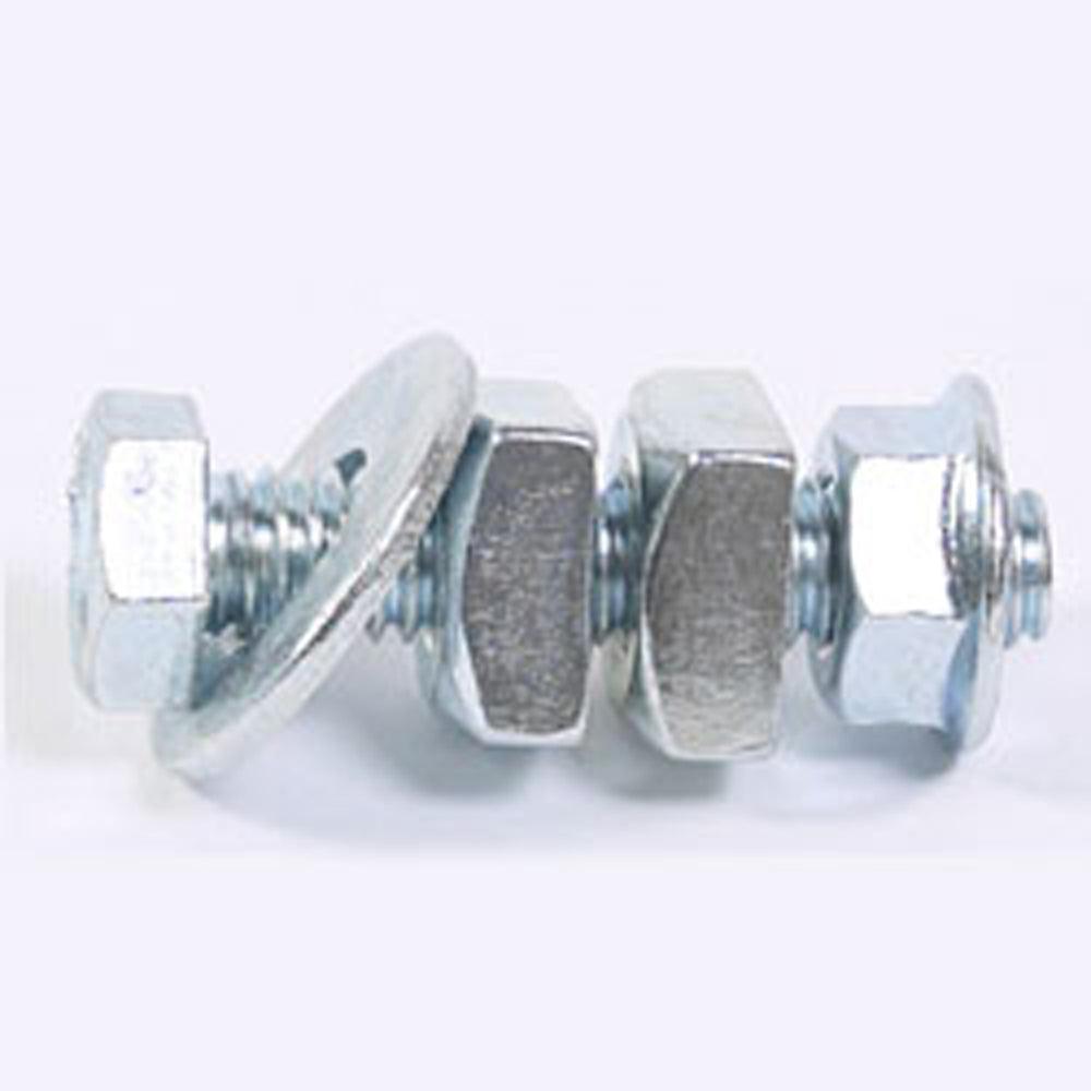 Hardware For 1 Breakaway Post Includes 2 Bolts,2 Locking Nuts,2 Washers,And 4 Square Spacer Nuts In Pouch - BAH-eSafety Supplies, Inc