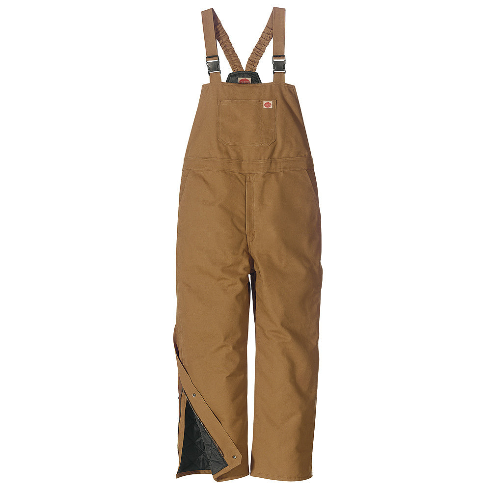 Red Kap Insulated Blended Duck Bib Overall BD30 - Brown Duck-eSafety Supplies, Inc