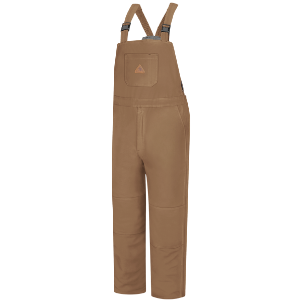 Bulwark - Brown Duck Deluxe Insulated Bib Overall - EXCEL FR ComforTouch-eSafety Supplies, Inc