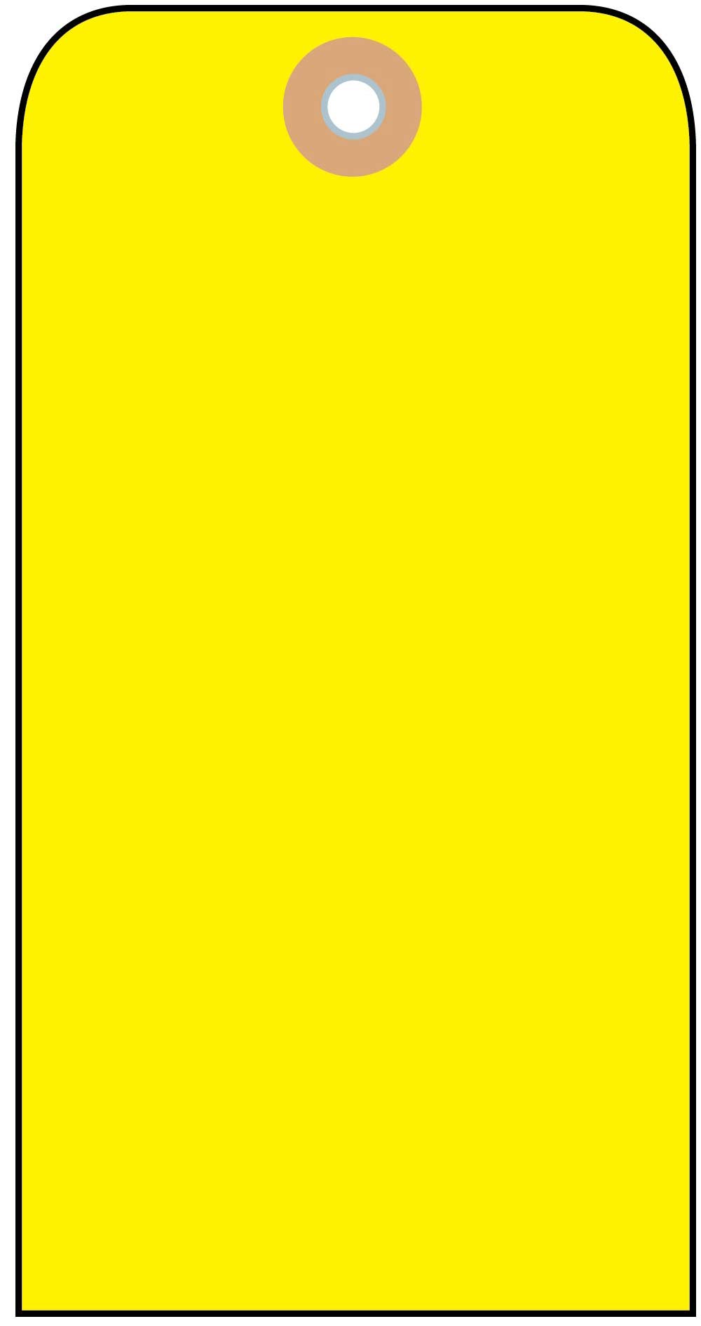Blank Card Stock Tag 2 1/8" X 4 1/4" - Pack of 1000-eSafety Supplies, Inc