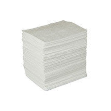 Radnor 15" X 17" Light Weight Oil Sorbent Pads Perforated At 7 1/2"-eSafety Supplies, Inc