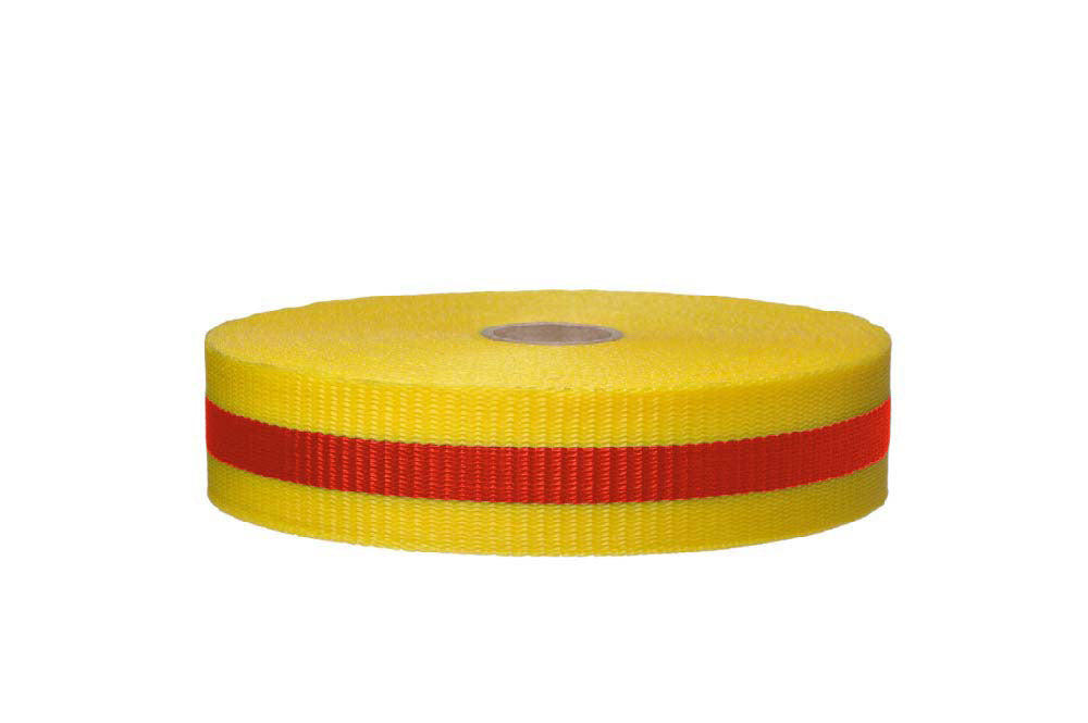 Black/Yellow Webbed Barrier Tape - Roll-eSafety Supplies, Inc