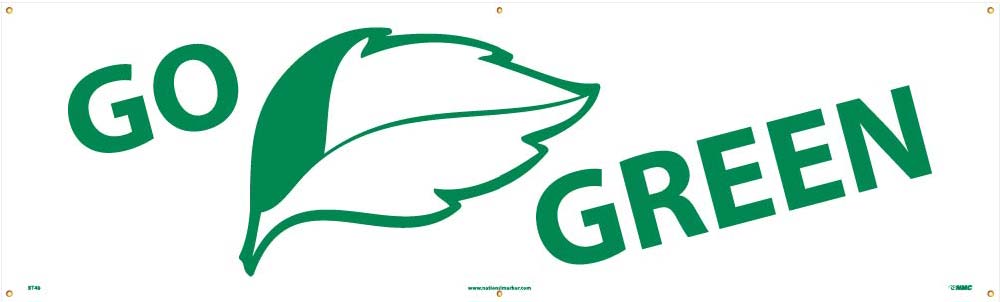 Go Green Banner-eSafety Supplies, Inc