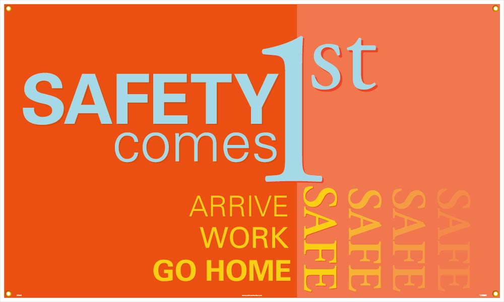 Safety Comes First Banner-eSafety Supplies, Inc