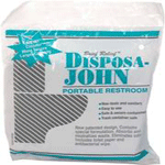 Brief Relief Disposal-John (10-Pack) Solid Waste Bags-eSafety Supplies, Inc