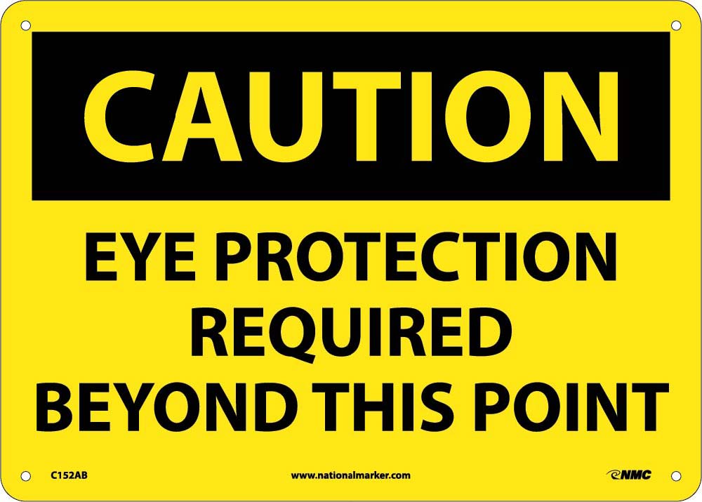 Caution Ear Protection Required Beyond This Point Sign-eSafety Supplies, Inc