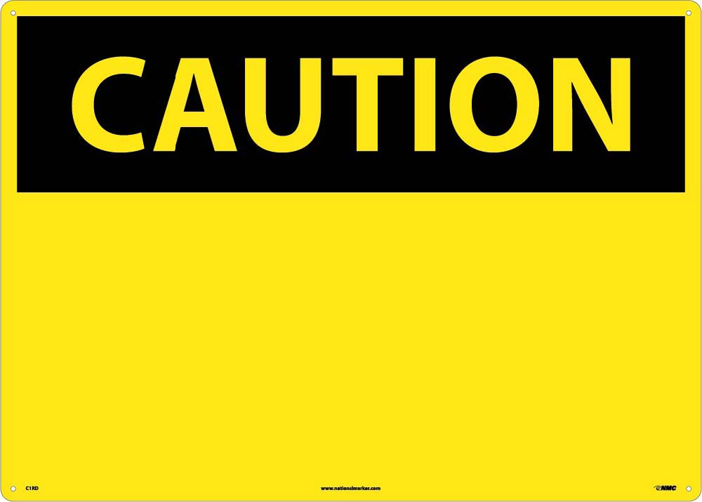 Large Format Caution Sign-eSafety Supplies, Inc