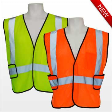 3A Safety - ANSI Class II ultra light weight polyester mesh Lime Color Size 2XL-5XL-eSafety Supplies, Inc
