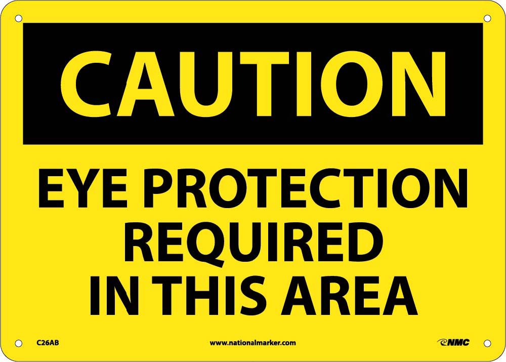 Caution Protection Required In This Area Sign-eSafety Supplies, Inc