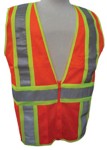 3A Safety - ANSI Certified Mesh Flagger Safety Vest-eSafety Supplies, Inc