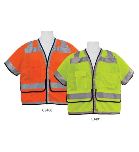3A Safety ANSI Class III Fire Resistant Heavy Surveyor Vest-eSafety Supplies, Inc