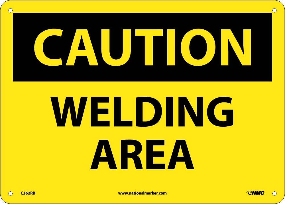Caution Welding Area Sign-eSafety Supplies, Inc