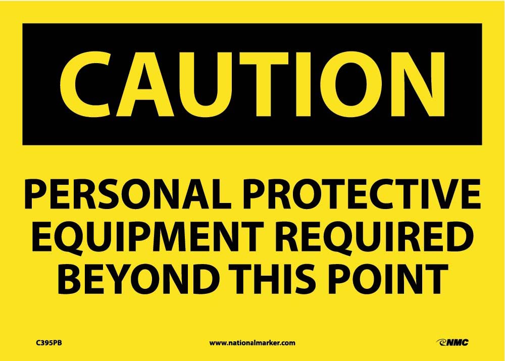 Caution Ppe Safety Sign-eSafety Supplies, Inc