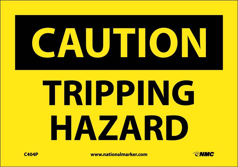 Caution Tripping Hazard Sign-eSafety Supplies, Inc