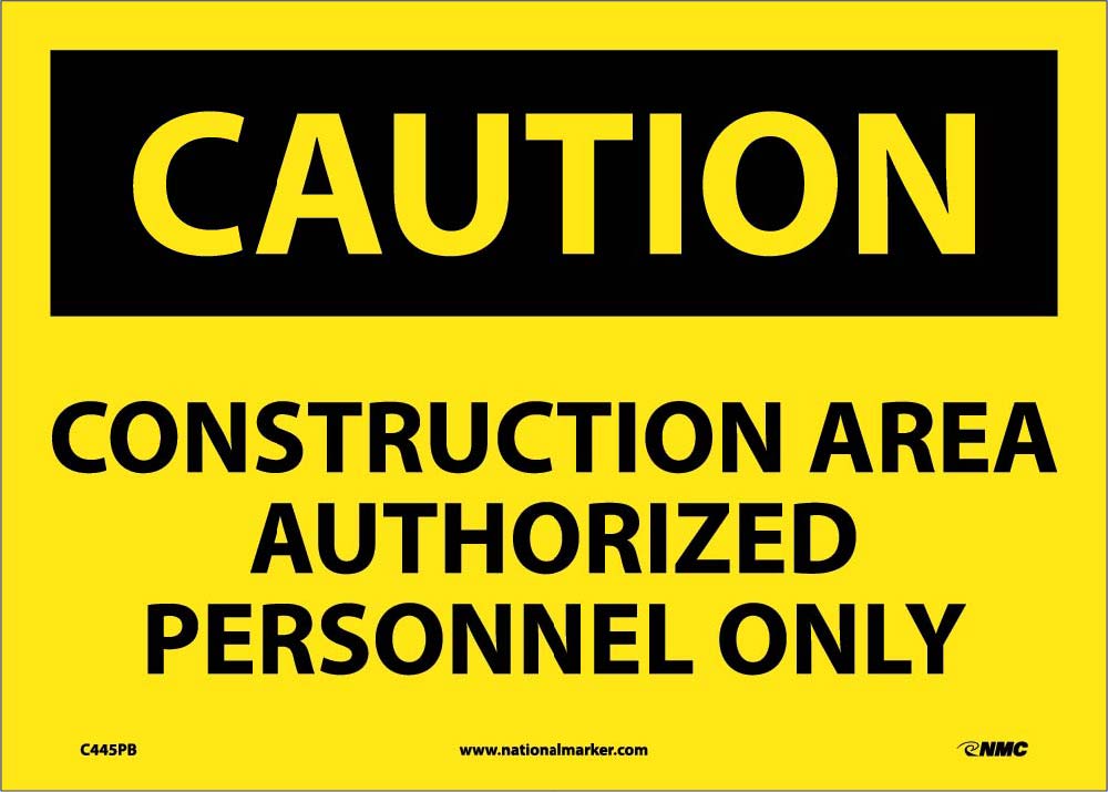Caution Construction Area Sign-eSafety Supplies, Inc