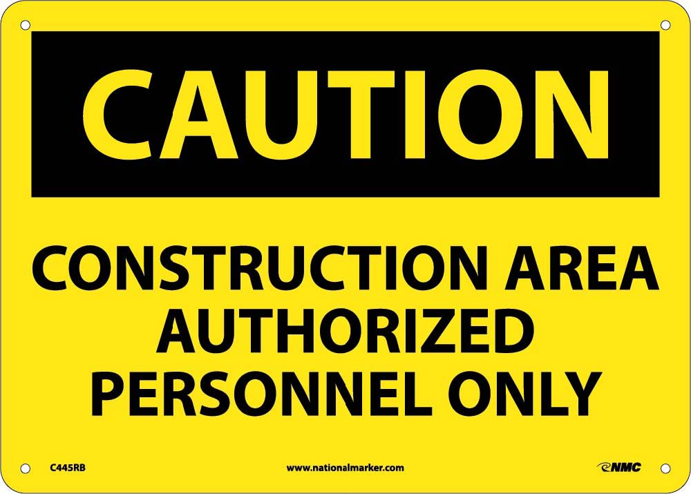 Caution Construction Area Sign-eSafety Supplies, Inc