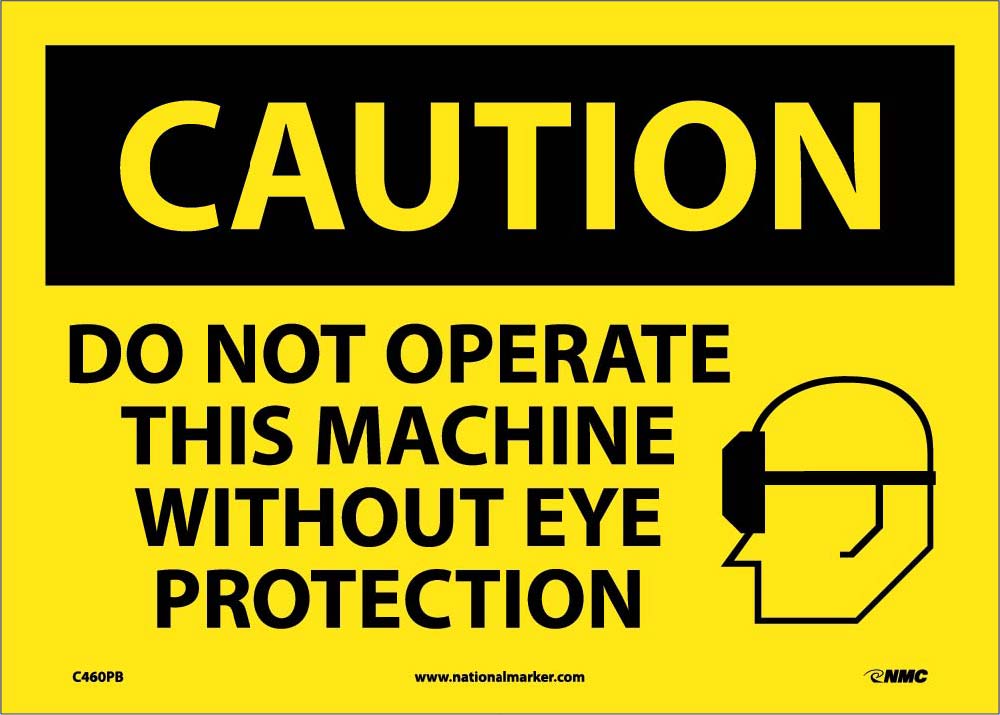 Caution Eye Protection Sign-eSafety Supplies, Inc