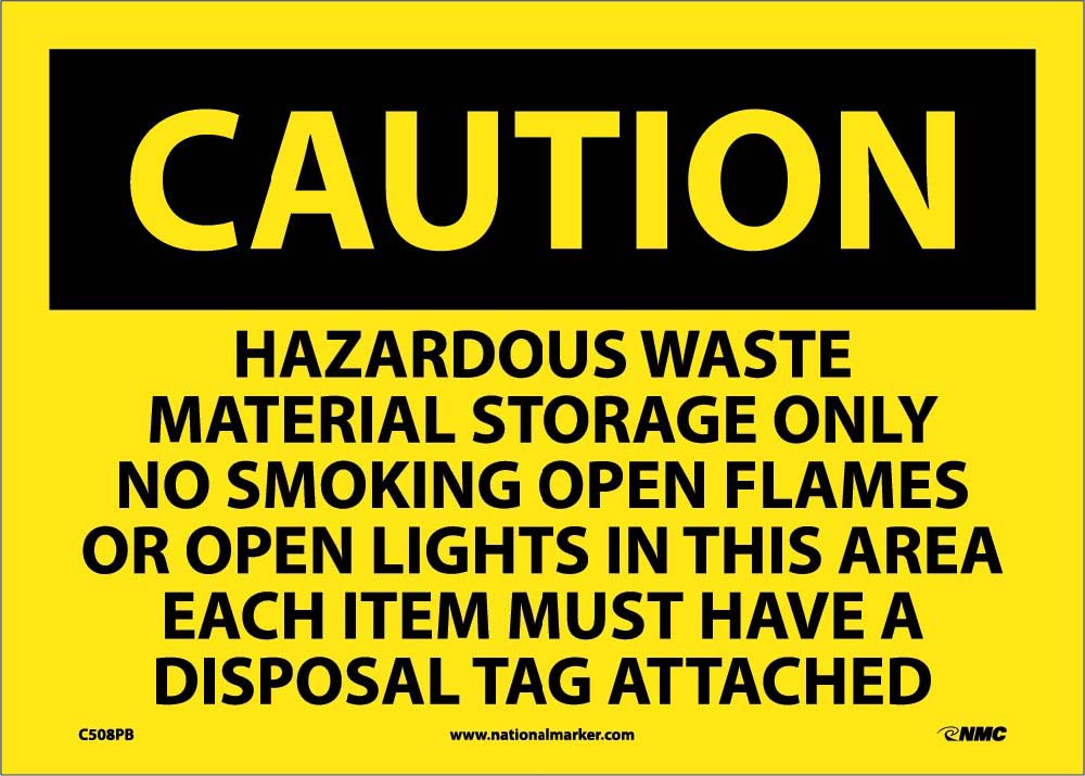 Hazardous Waste Material Sto.. Sign-eSafety Supplies, Inc