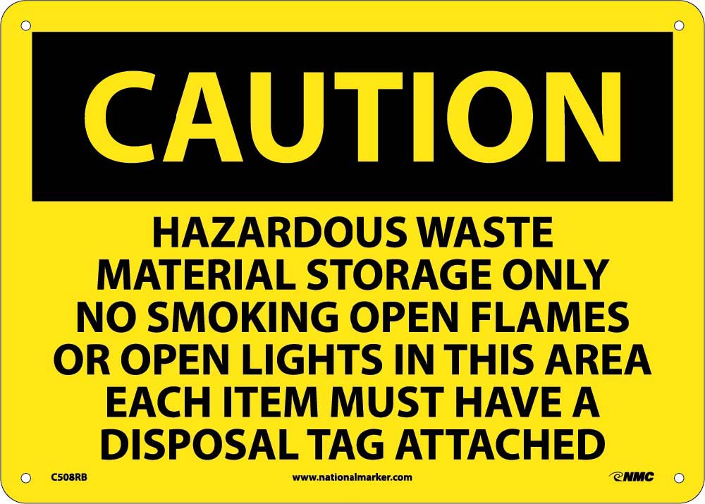 Hazardous Waste Material Sto.. Sign-eSafety Supplies, Inc