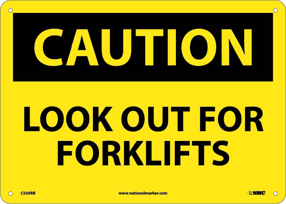 Caution Look Out For Forklifts Sign-eSafety Supplies, Inc