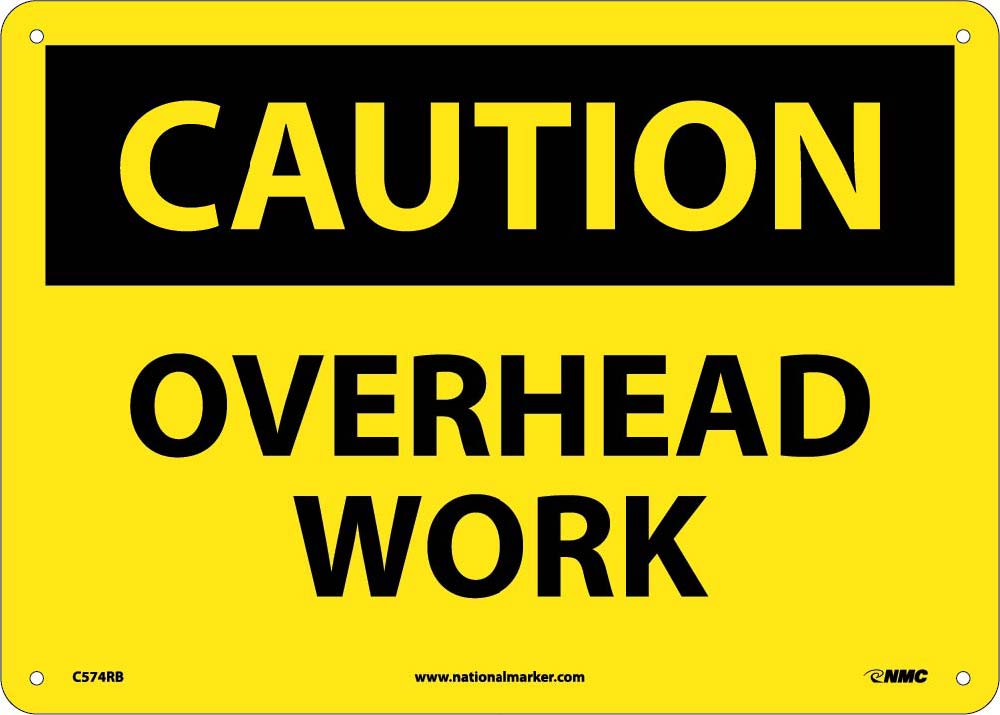 Caution Overhead Work Sign-eSafety Supplies, Inc
