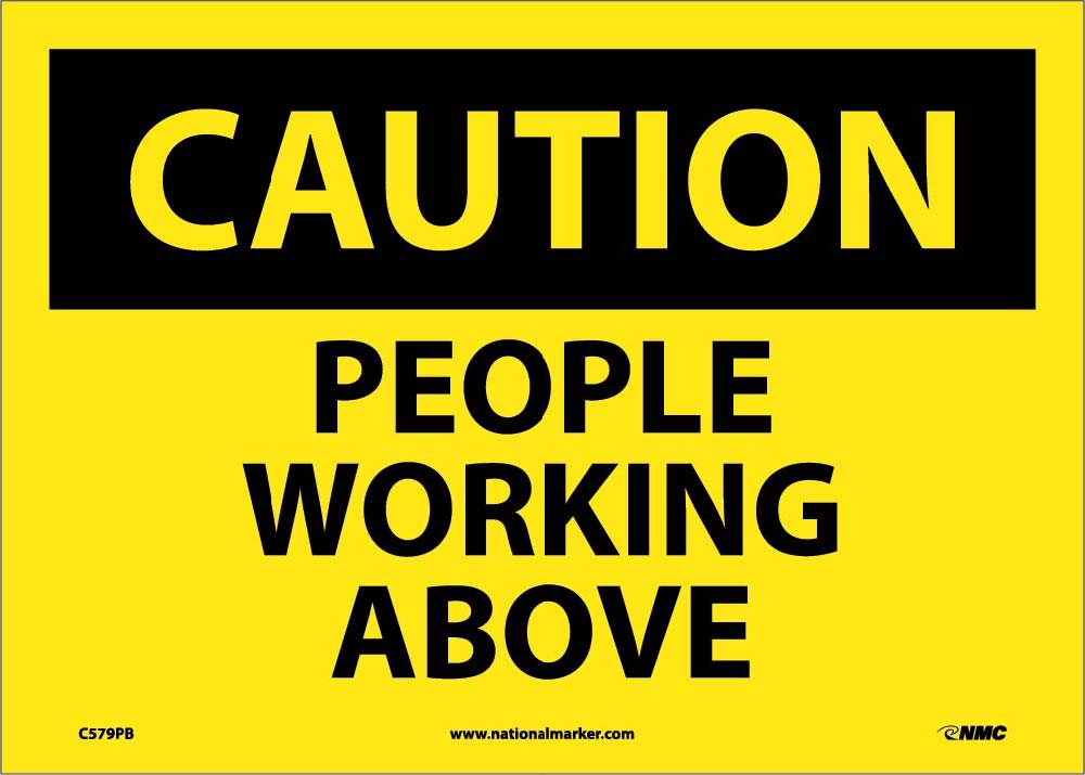 People Working Above Sign-eSafety Supplies, Inc