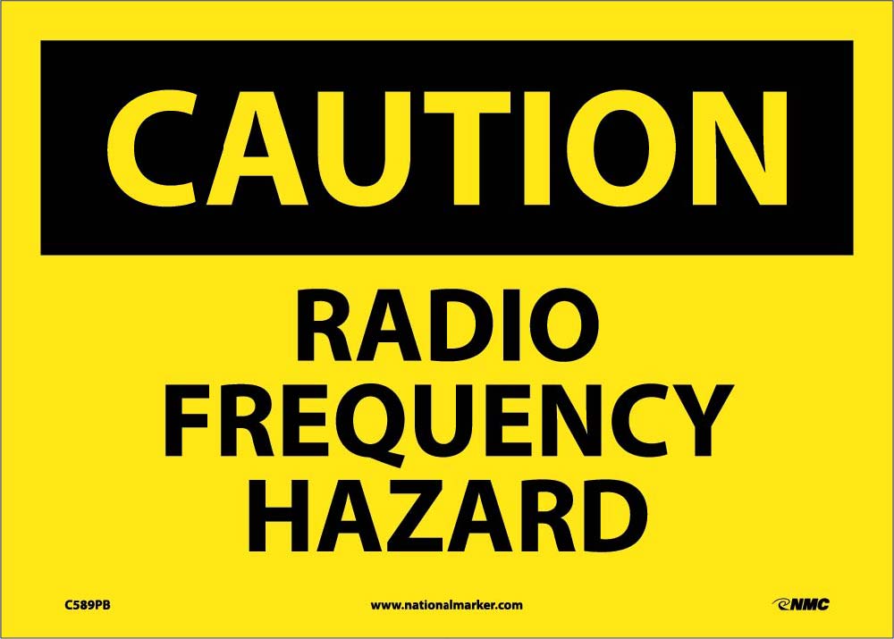 Radio Frequency Hazard Sign-eSafety Supplies, Inc