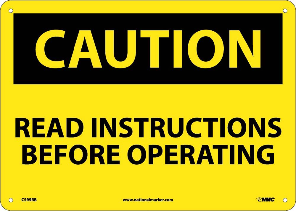 Read Instructions Before Us.. Sign-eSafety Supplies, Inc